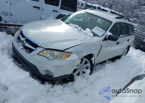 2008 Subaru Outback 2.5I/2.5I L.l. Bean Edition from USA, damaged, VIN 4S4BP61C187320104